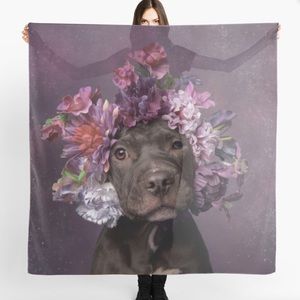 Pitbull Flower Power Scarf
